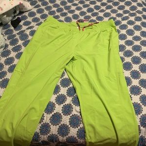 2xl lime heart soul scrub pants